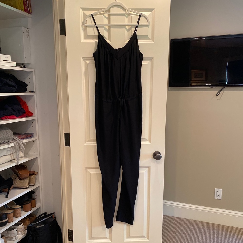 Rory Beck black silk Jumpsuit
